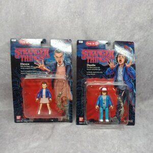 Bandai Stranger Things 4" Figure BUNDLE - ELEVEN + DUSTIN - TARGET EXCLUSIVE